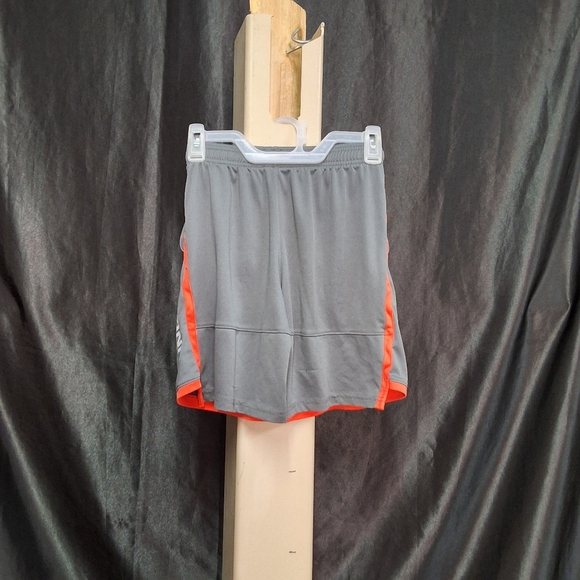 Under Armour Gray and Orange Athletic Performance Shorts - Picture 9 of 12